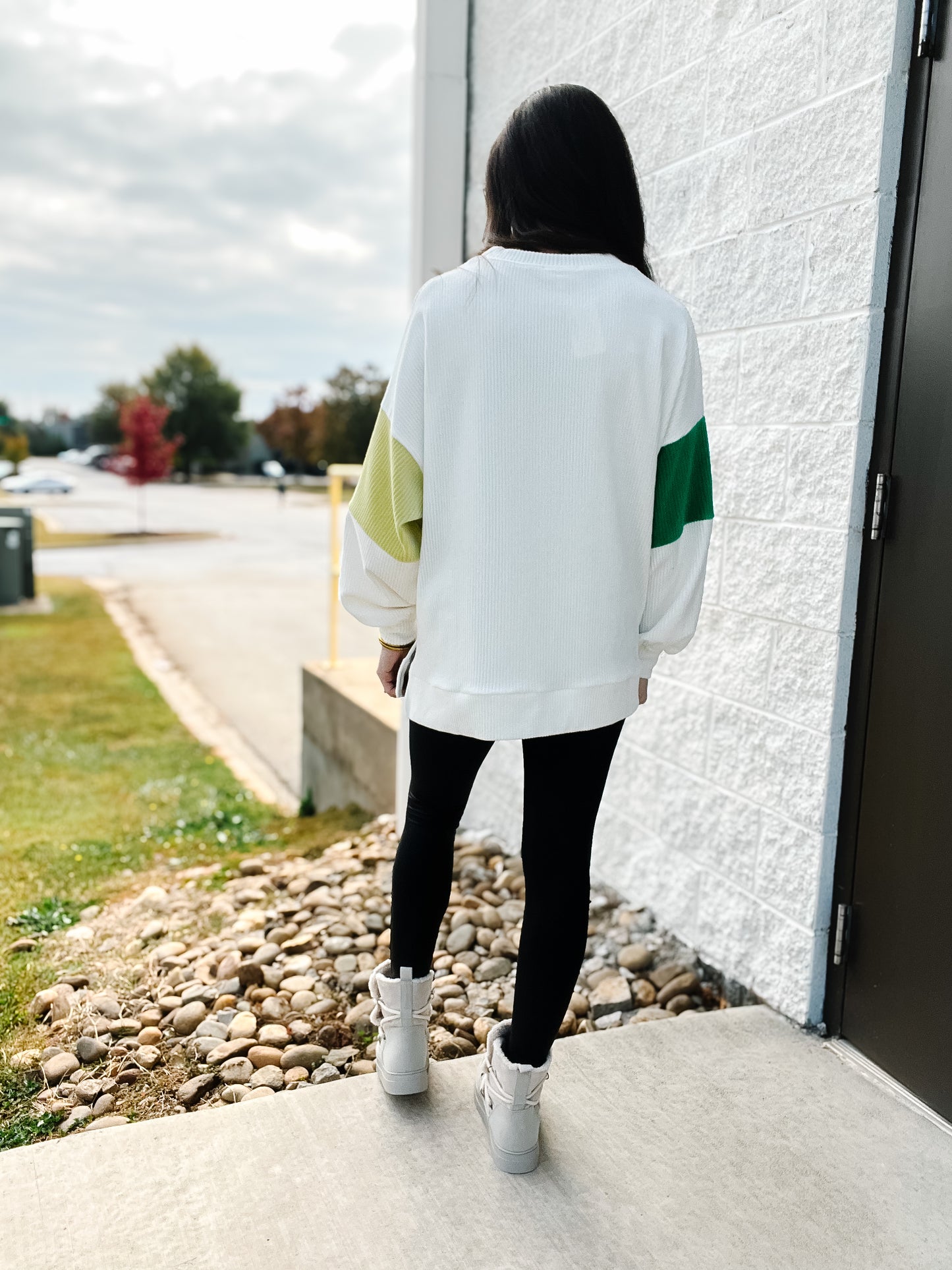 Apres Ski Color Block Sweatshirt