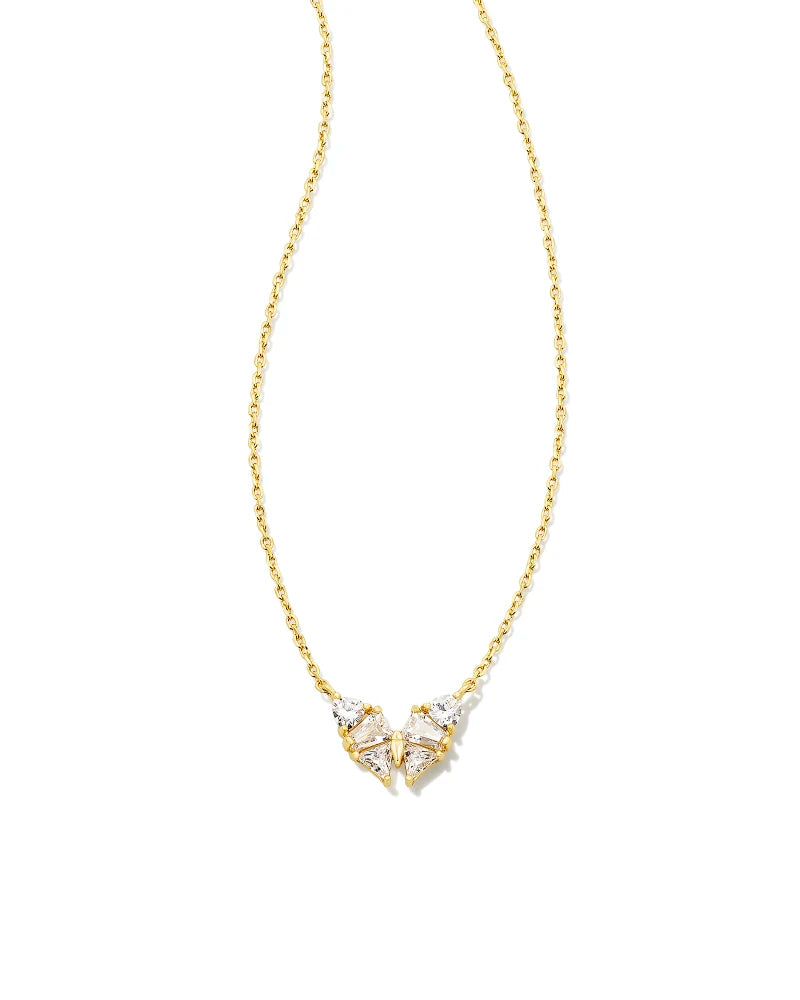 Kendra Scott - Blair Gold Butterfly Small Short Pendant Necklace