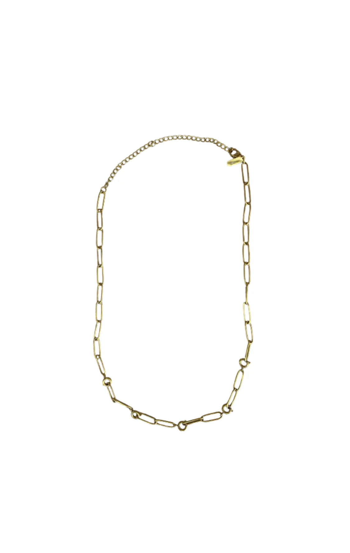 Farrah B - Off The Hook 5 Clasp Necklace