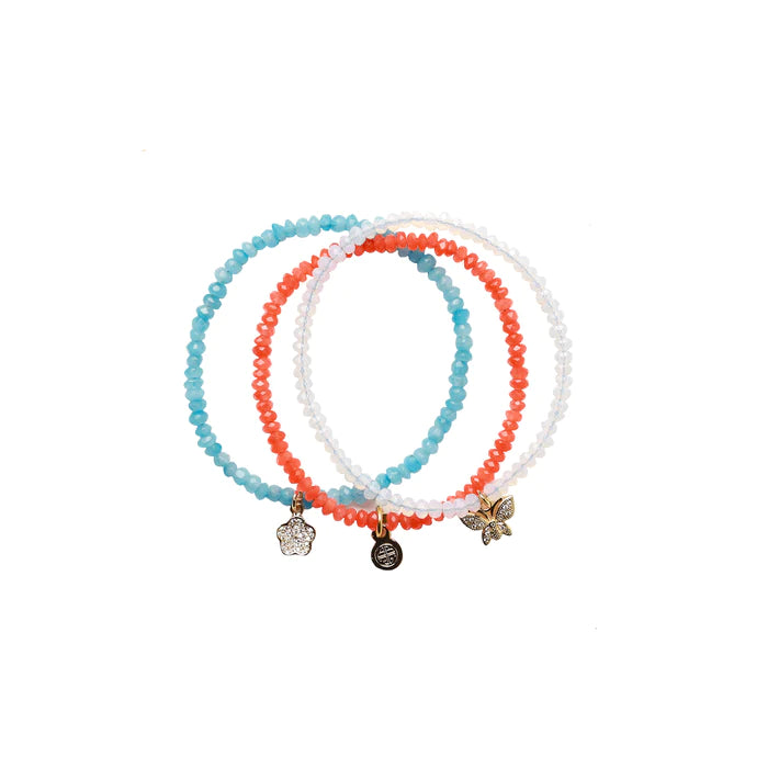 BuDhaGirl - Sydney Bracelets - Set of 3 - OCEAN