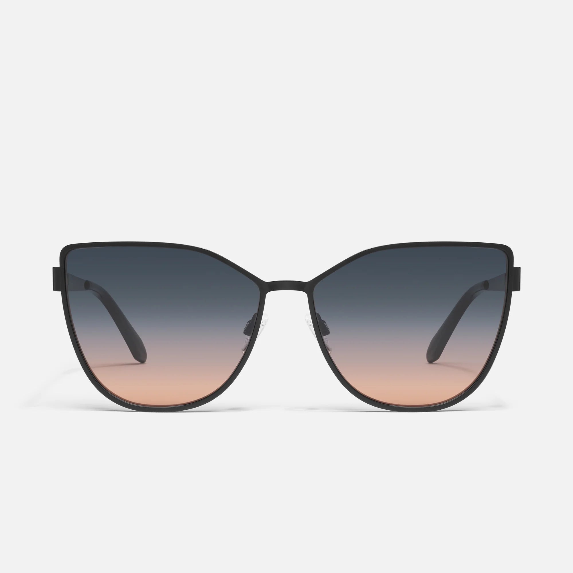 QUAY - In Pursuit - Black Frame / Smoke To Coral Lens