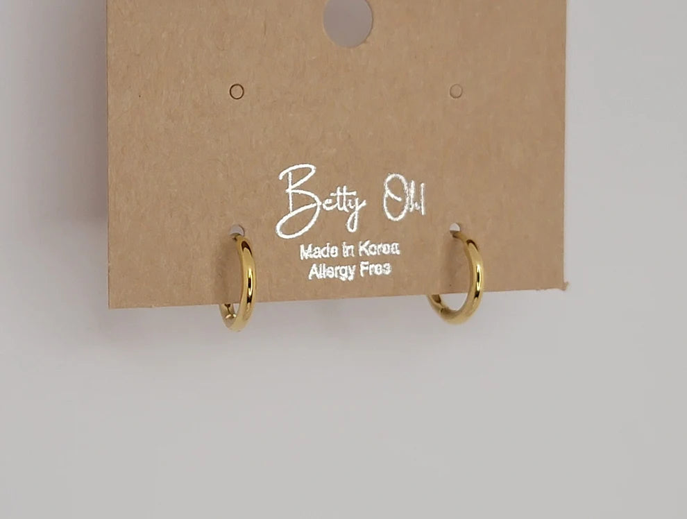 Everlasting Love Gold Huggies - MINI