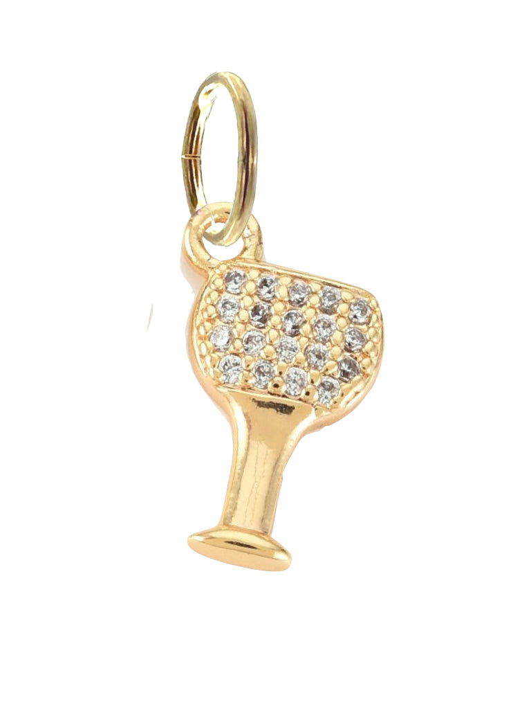 Farrah B - Wine Glass Charm
