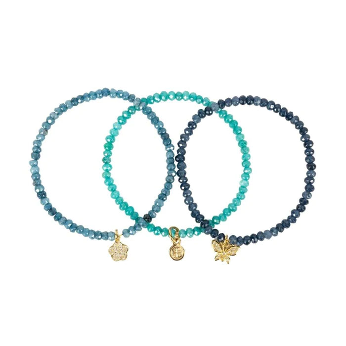 BuDhaGirl - Sydney Bracelets - Set of 3 - PLUME