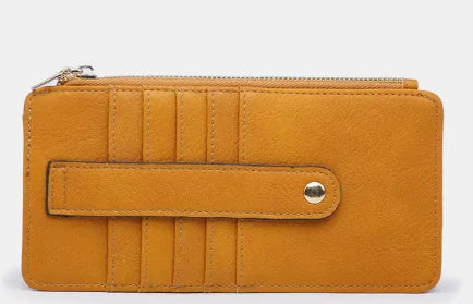 Saige Vegan Wallet - MUSTARD