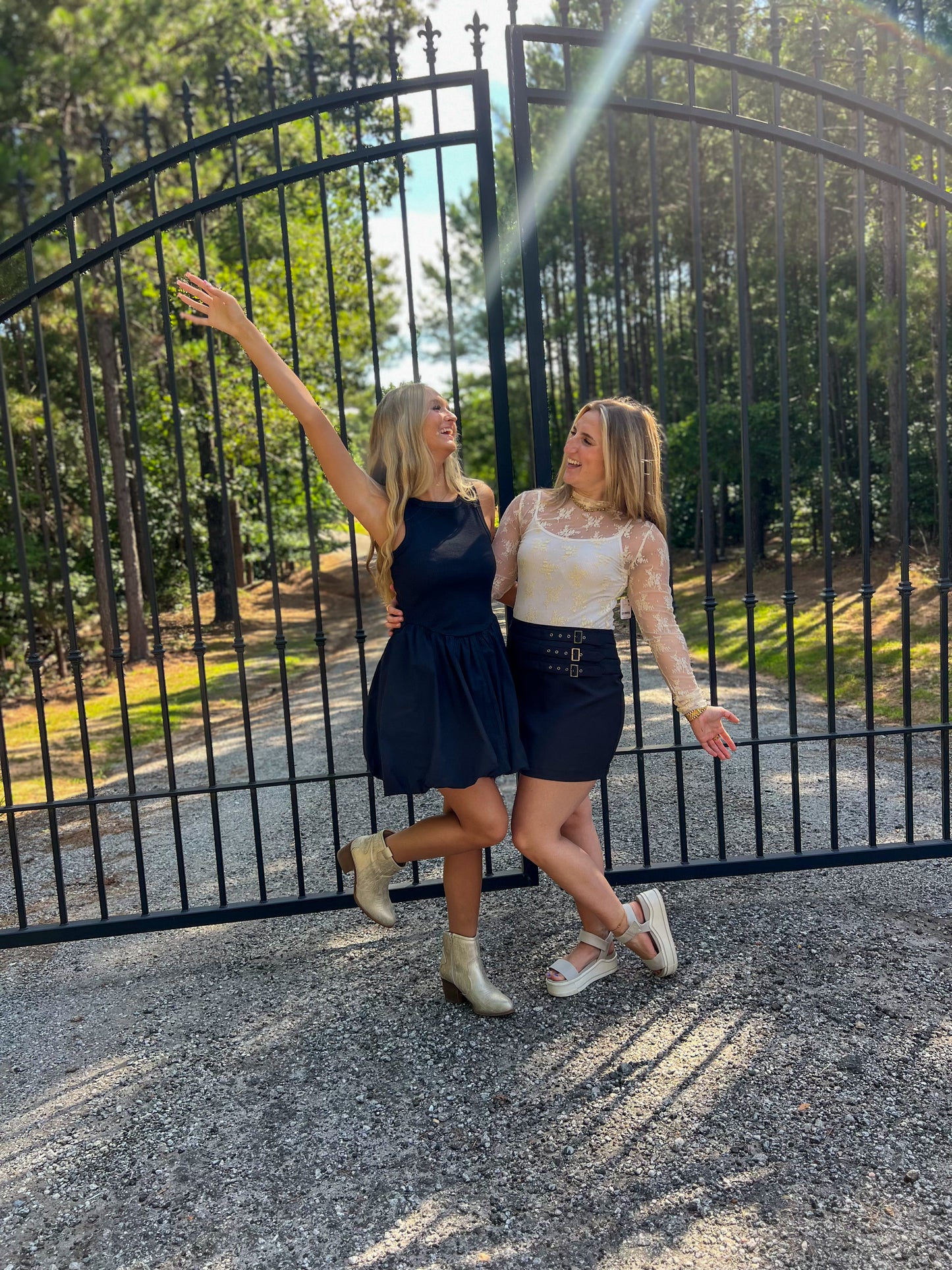 Rockstar Buckle Mini Skirt