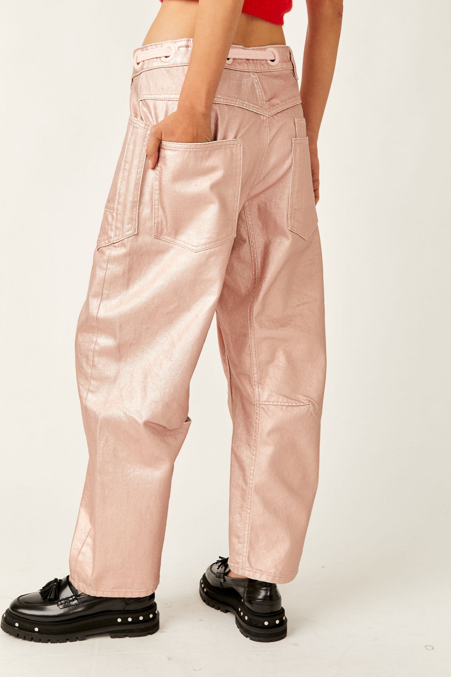 Free People - Moxie Metallic Low Slung