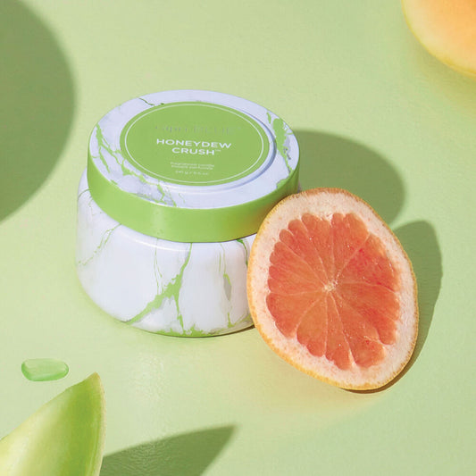 Capri Blue - Honeydew Crush - Modern Marble Printed Travel Tin, 8.5 oz