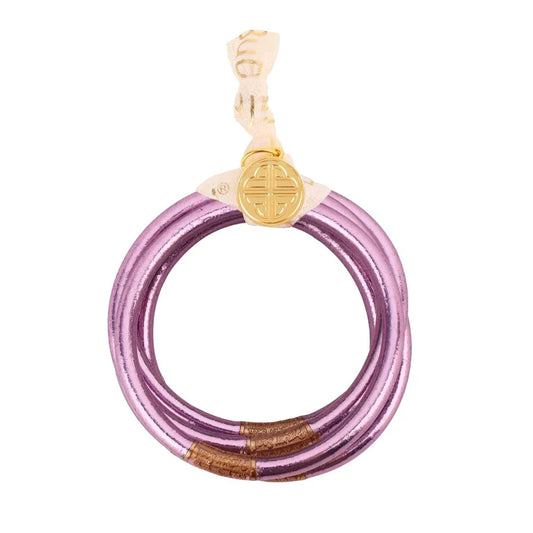 BuDhaGirl - LILA - All Weather Bangles® (AWB®) - Set of 6