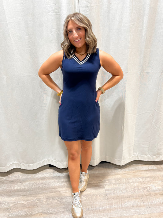 Varsity Point Tennis Dress
