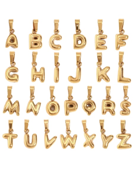 Farrah B - Bubble Letter Charm