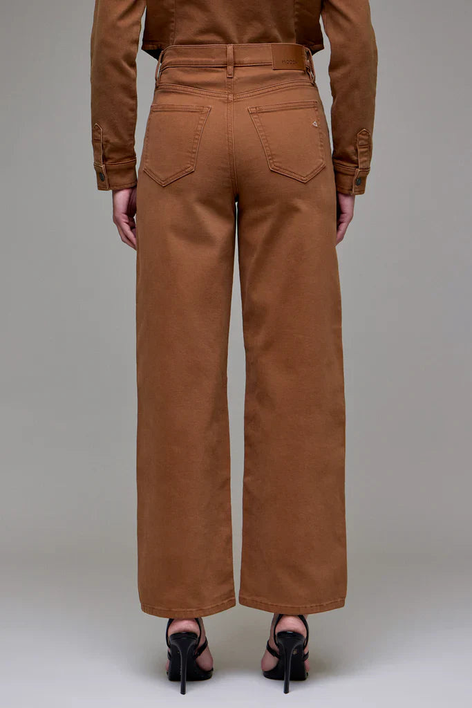 Hidden - Logan Tawny Stretch High Rise Relaxed Dad Jean