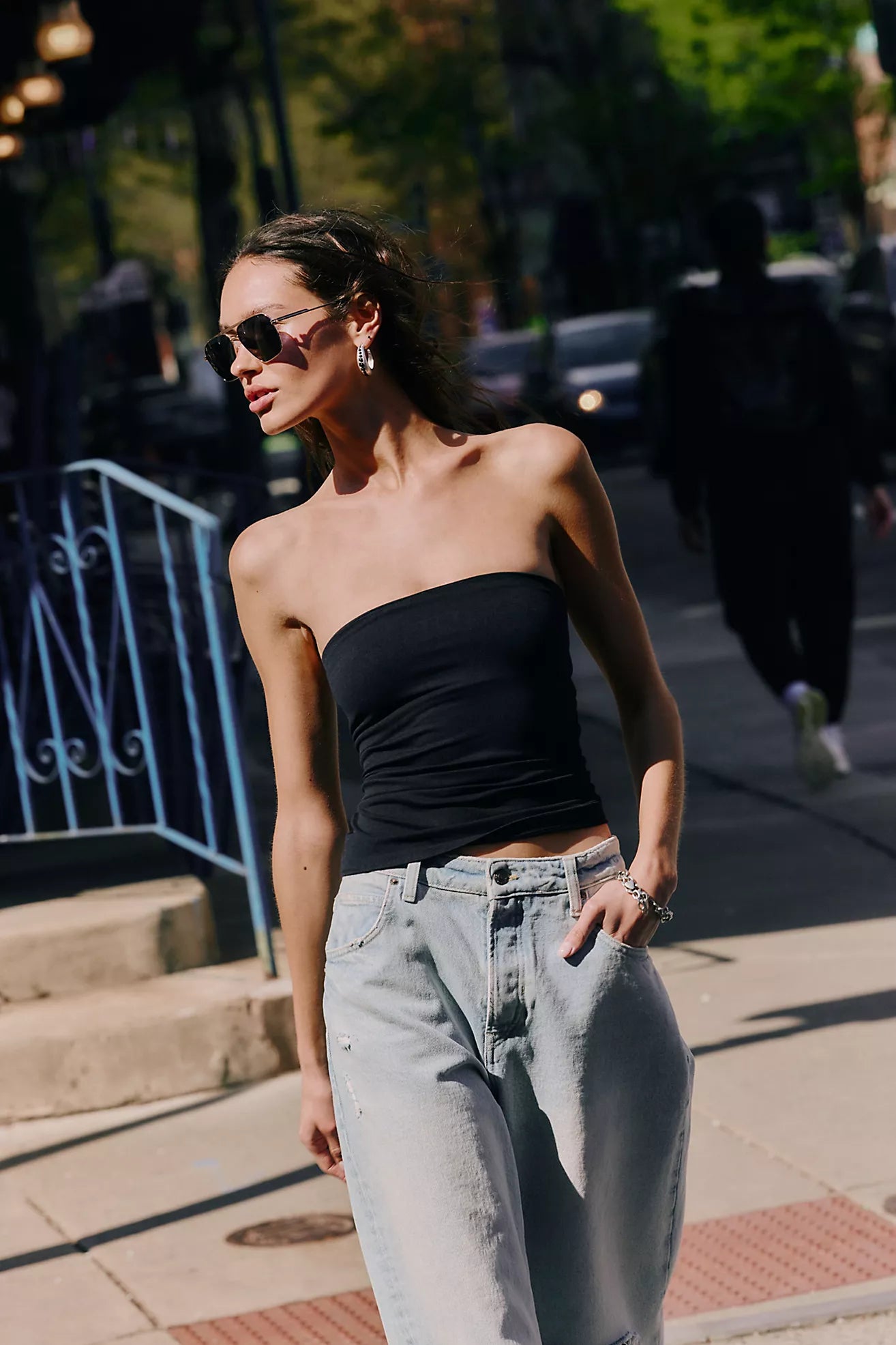 Free People - Carrie Seamless Tube Top - BLACK