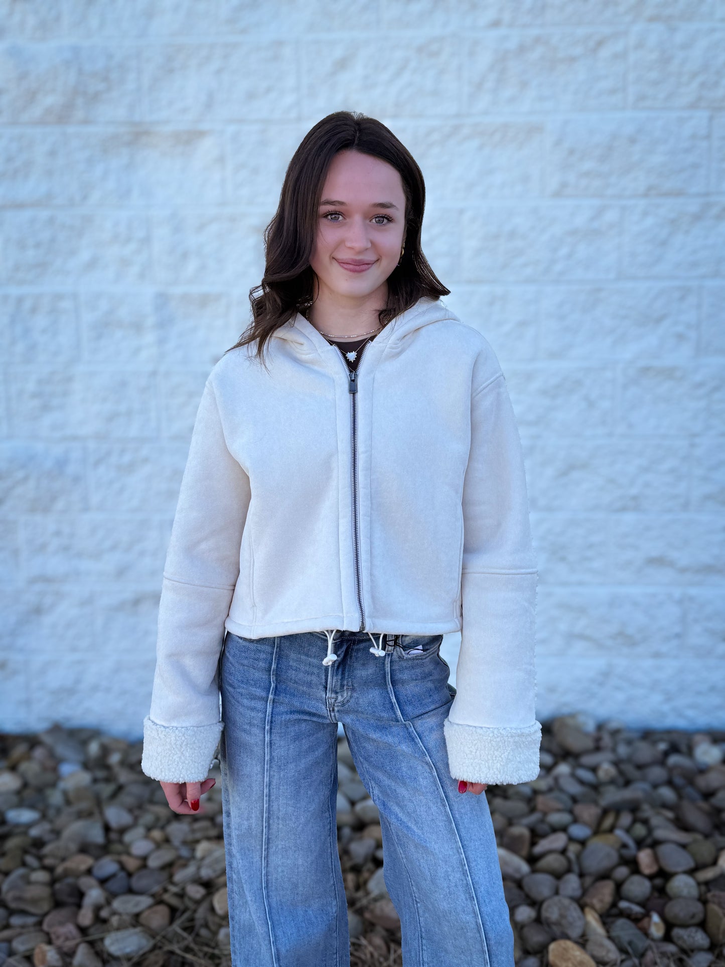 Alpaca Sherpa Hooded Jacket