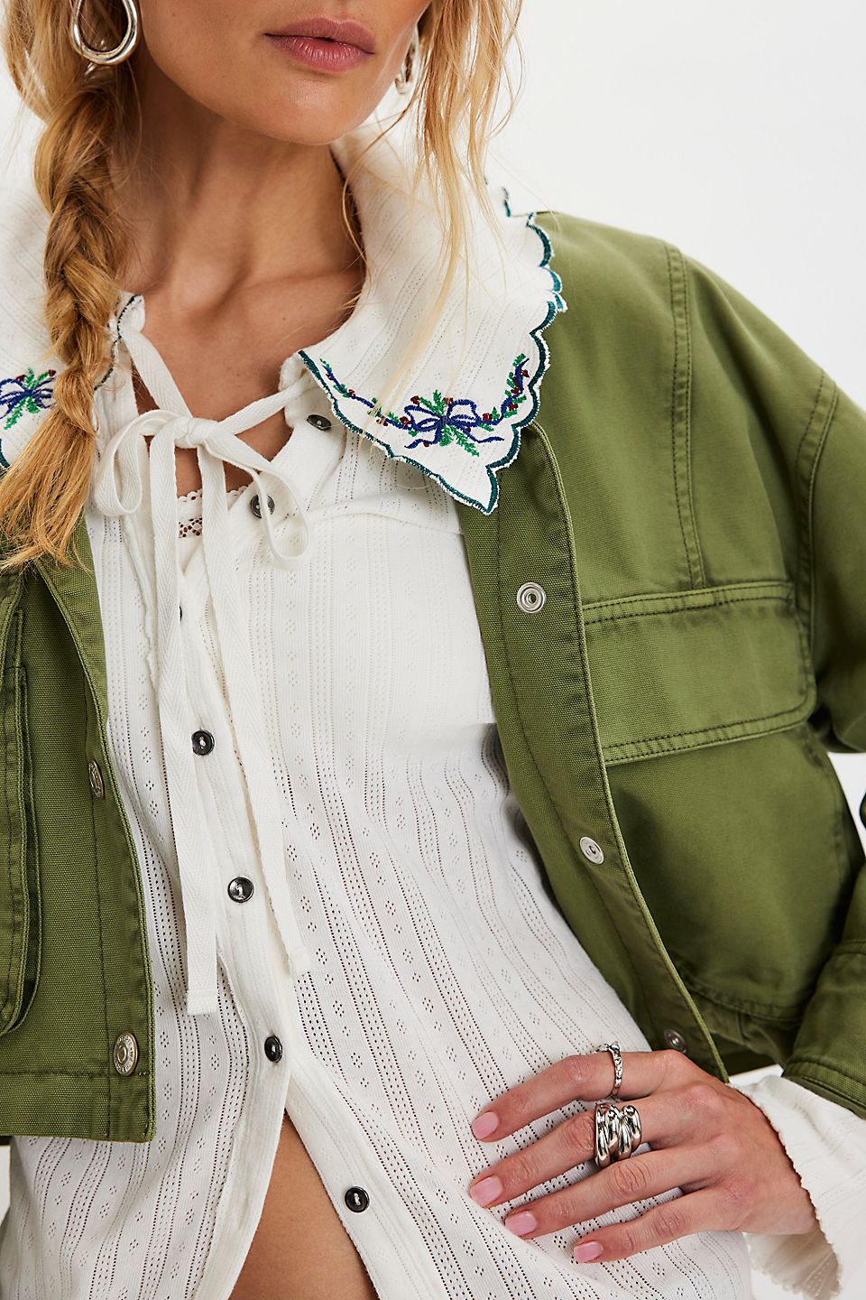 Free People - Juniper Long Sleeve Cardi - IVORY