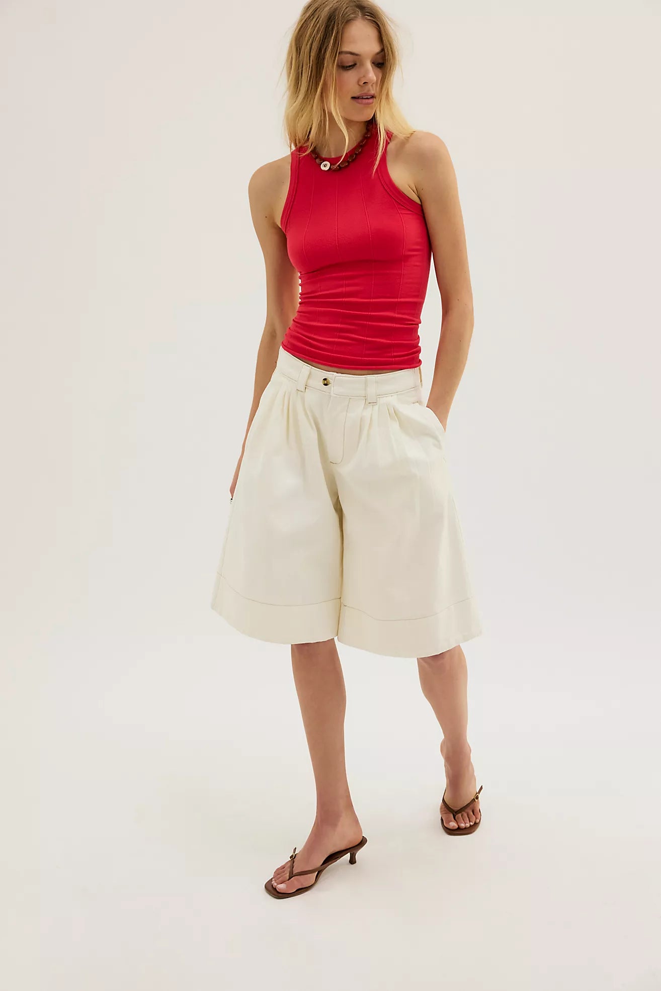 Free People - So Soft Seamless Modal Tank - ATLAS RED