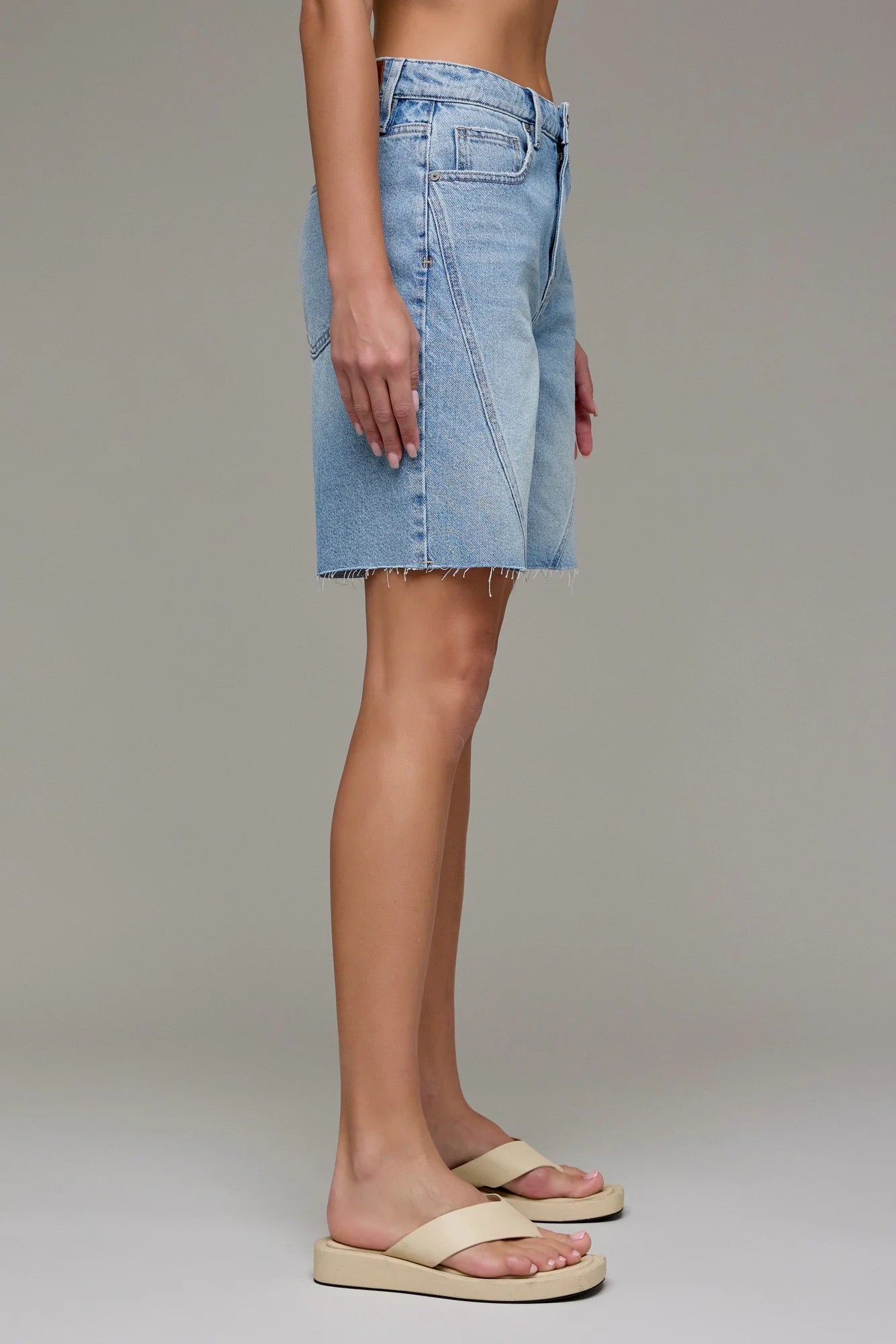 Hidden - Alyx Baggy 8" Inseam Medium Wash Denim Shorts