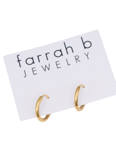 Farrah B - Hoop Earrings for Charm Bar