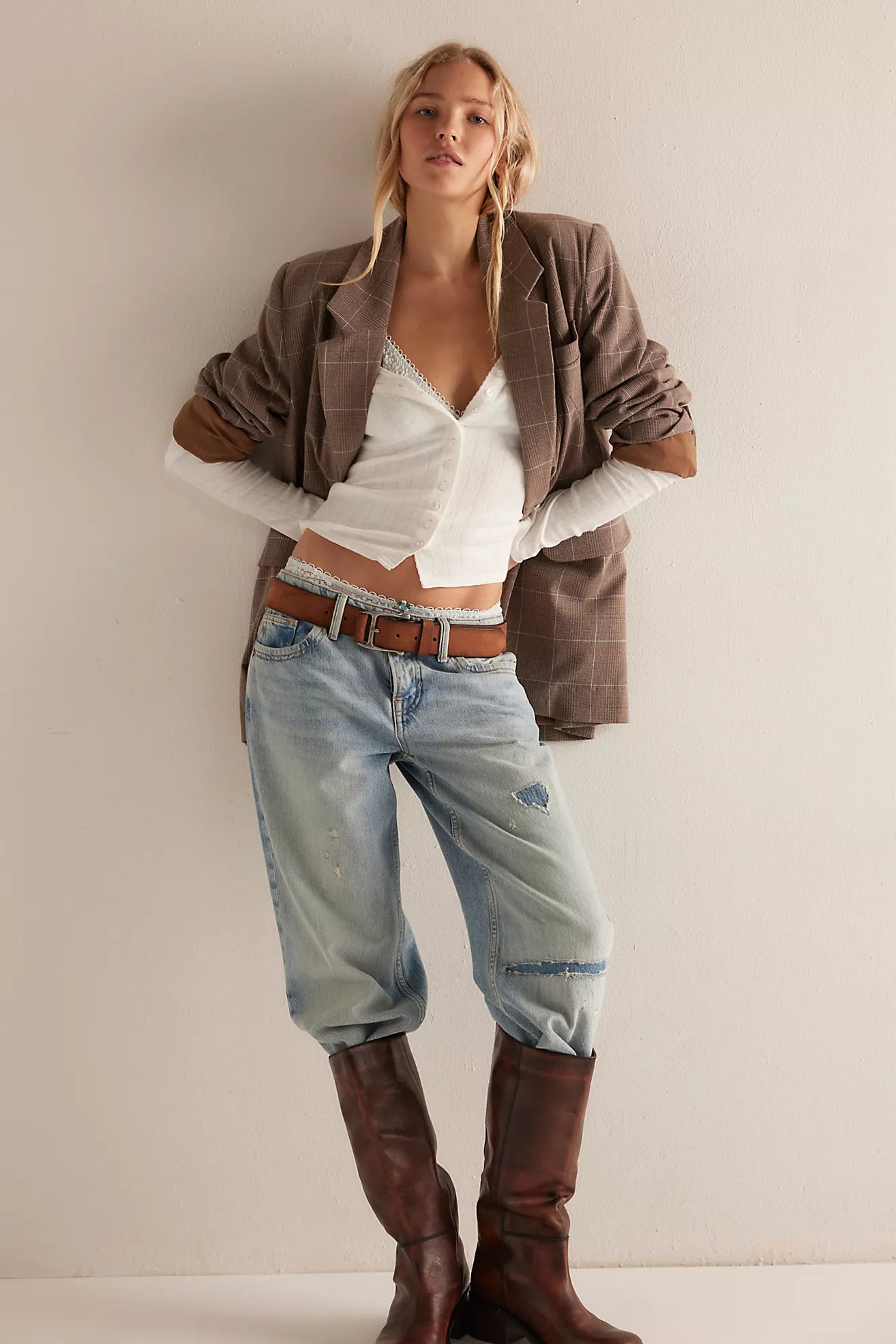 Free People - End Game Pointelle Long Sleeve - SUGAR SWIZZLE (WHITE)