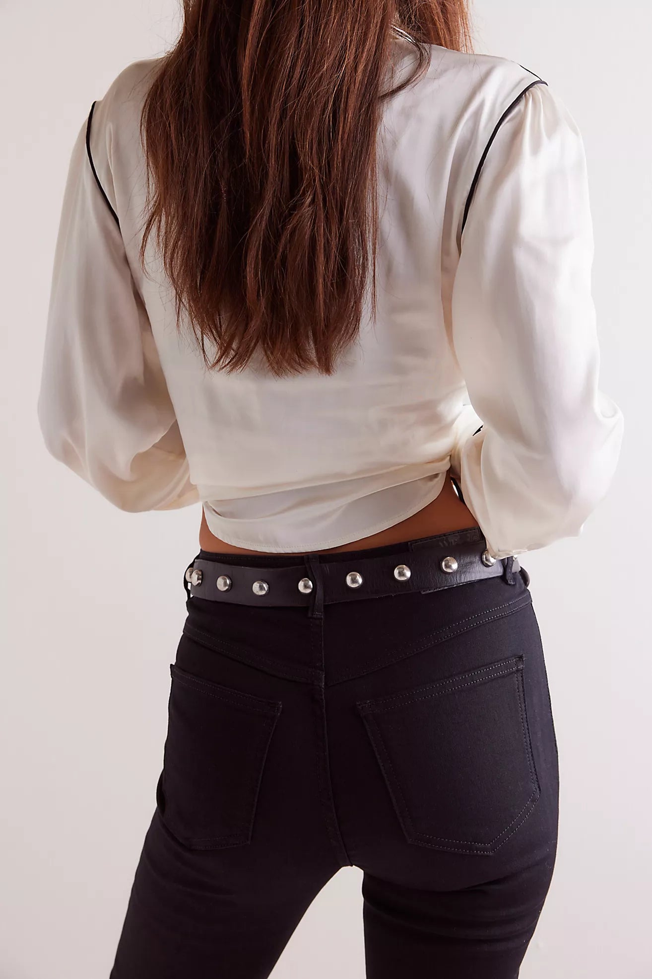Free People - Rhodes Stud Belt - BLACK