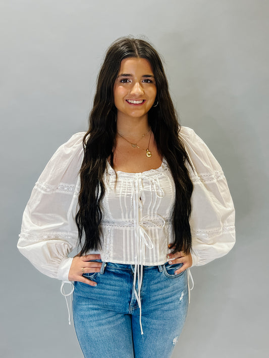 Boho Breeze Lace Blouse