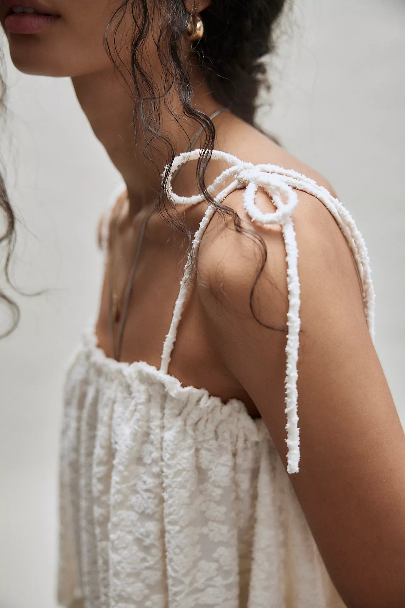Free People - Briana Tank - SUGAR SWIZZLE - Ivory