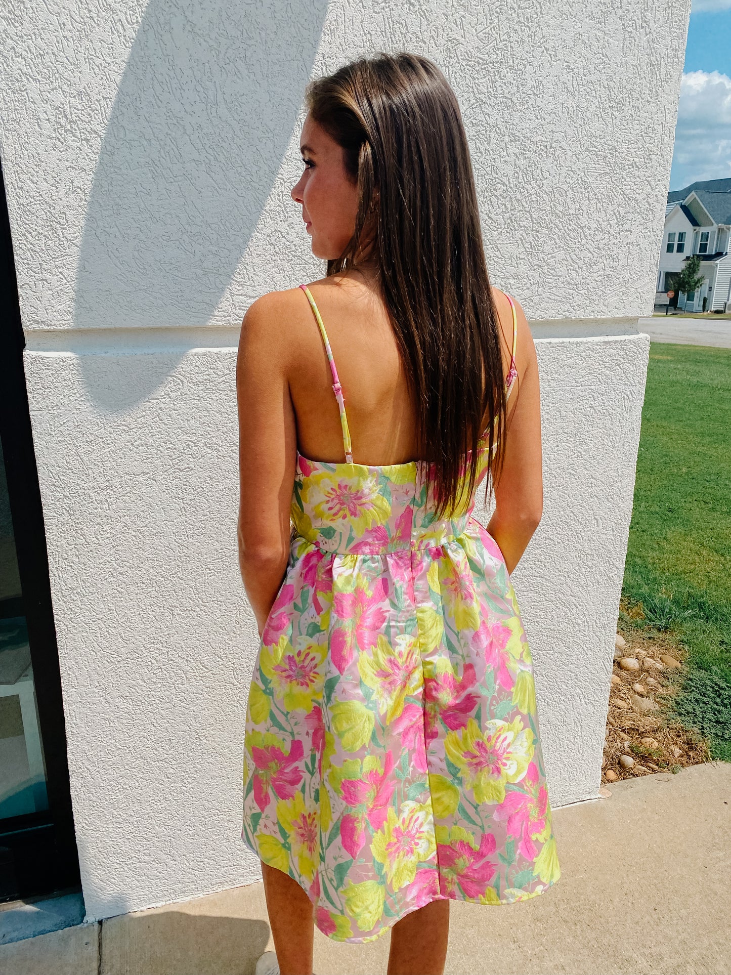 Floral Flirtations Mini Dress