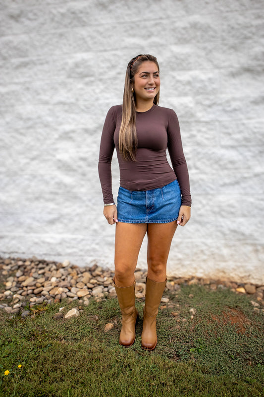 Better Than That Butter Soft Long Sleeve - CHOCOLATE