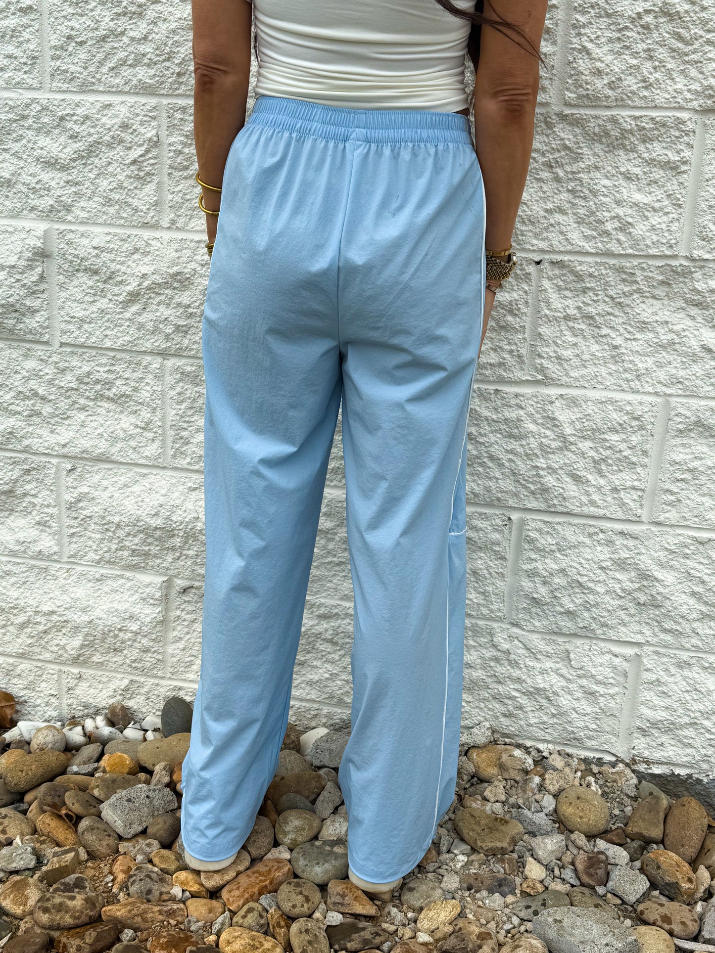Glacier Motion Blue Track Pants