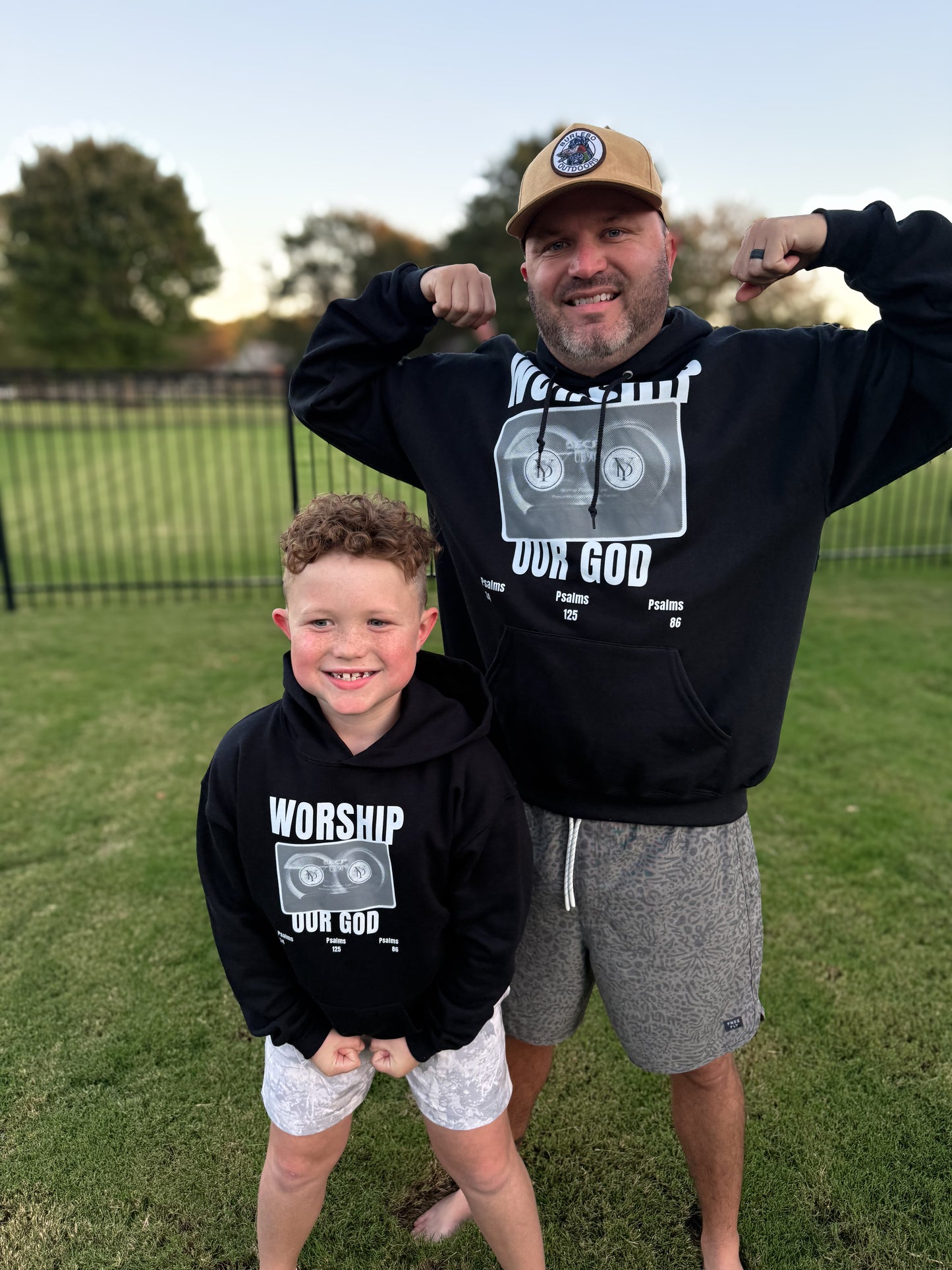 Worship Our God Graphic Hoodie - KIDS