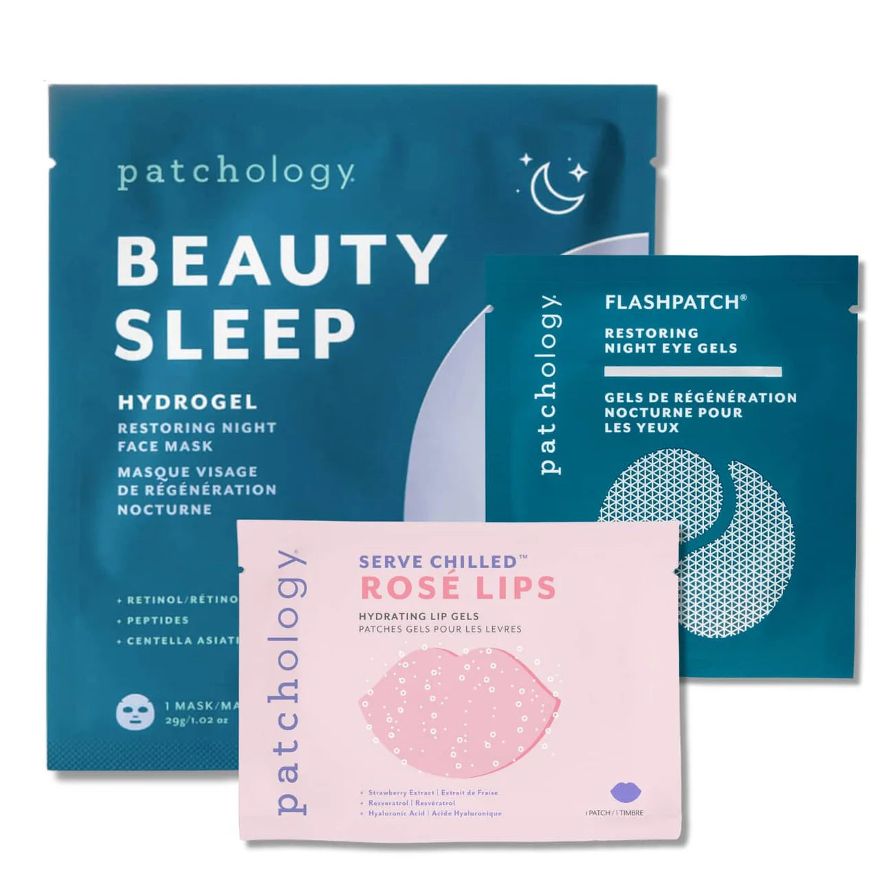 PATCHOLOGY - Sweet Dreams Bedtime Gift Set – Nighttime Skin Restoration Trio