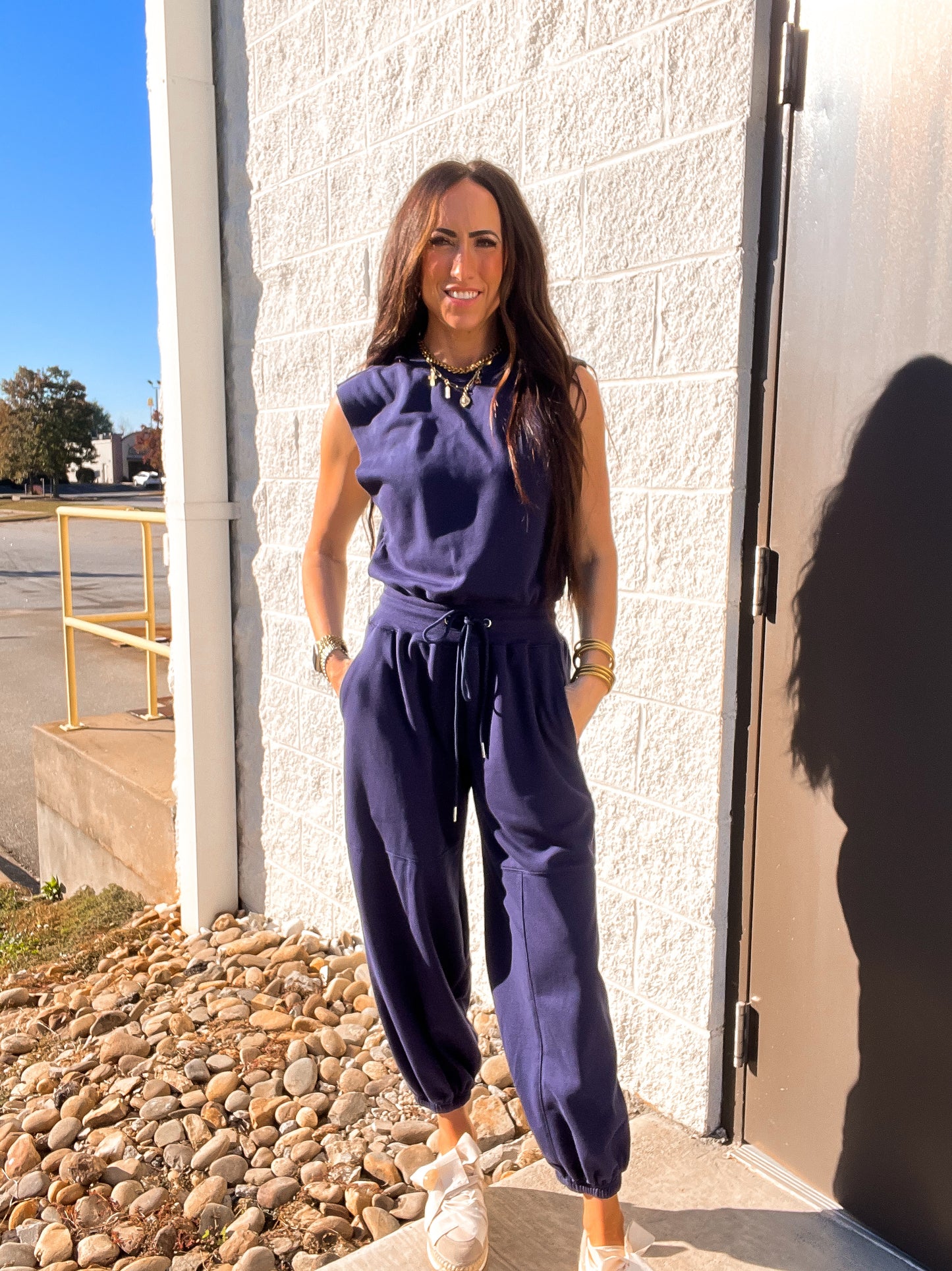 Instant Style Jumpsuit - NAVY