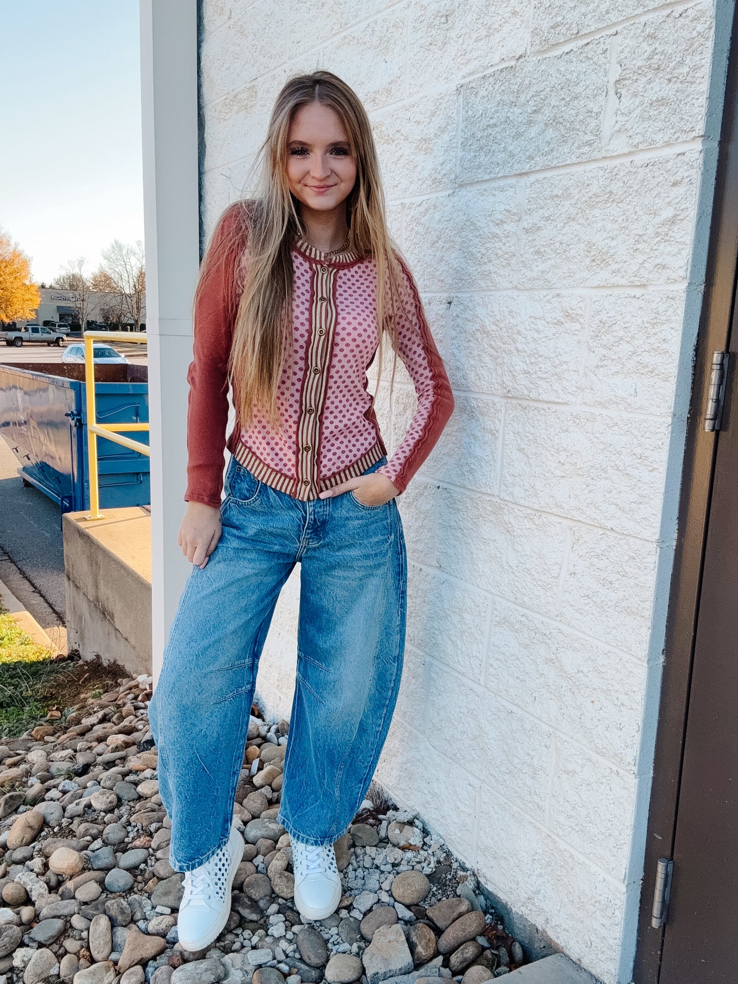 Free People - Good Luck Mid-Rise Barrel Jeans - ULTRA LIGHT BEAM