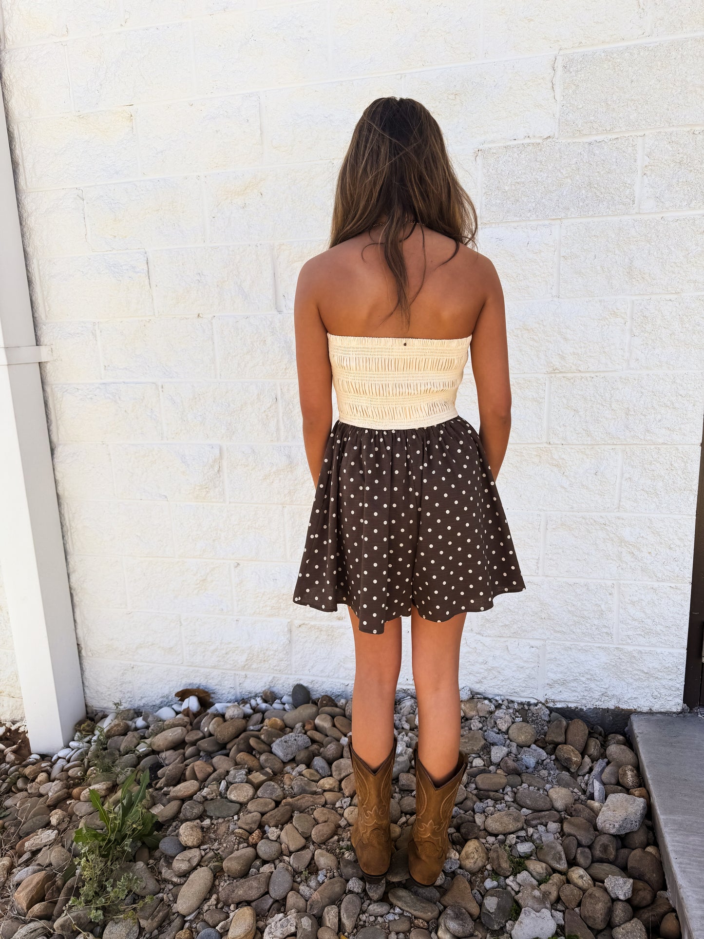 Summer Drift Polka Dot Romper