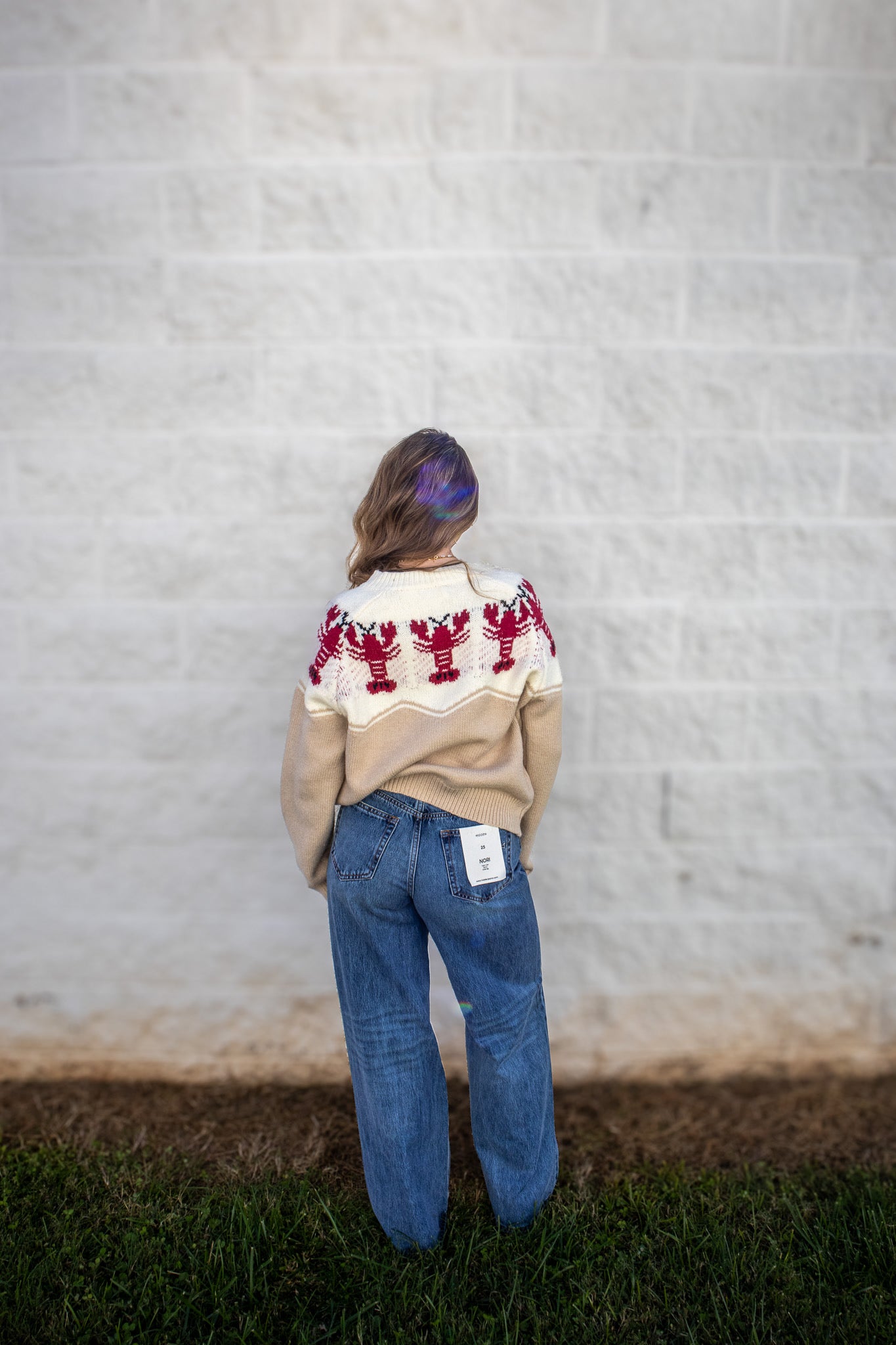 Coastal Catch Lobster Cardigan