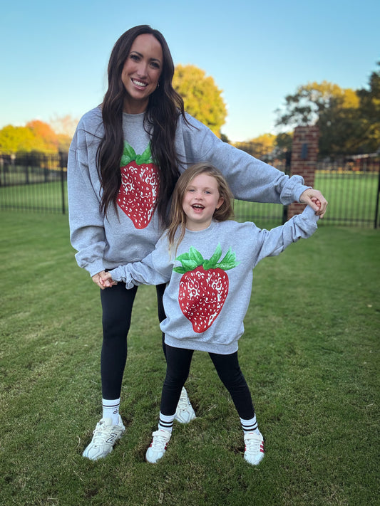 Taste and See Strawberry Graphic Sweatshirt - KIDS