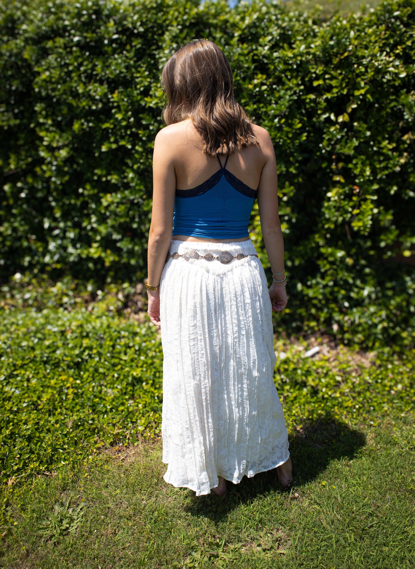 Lace Dreams Maxi Skirt - IVORY