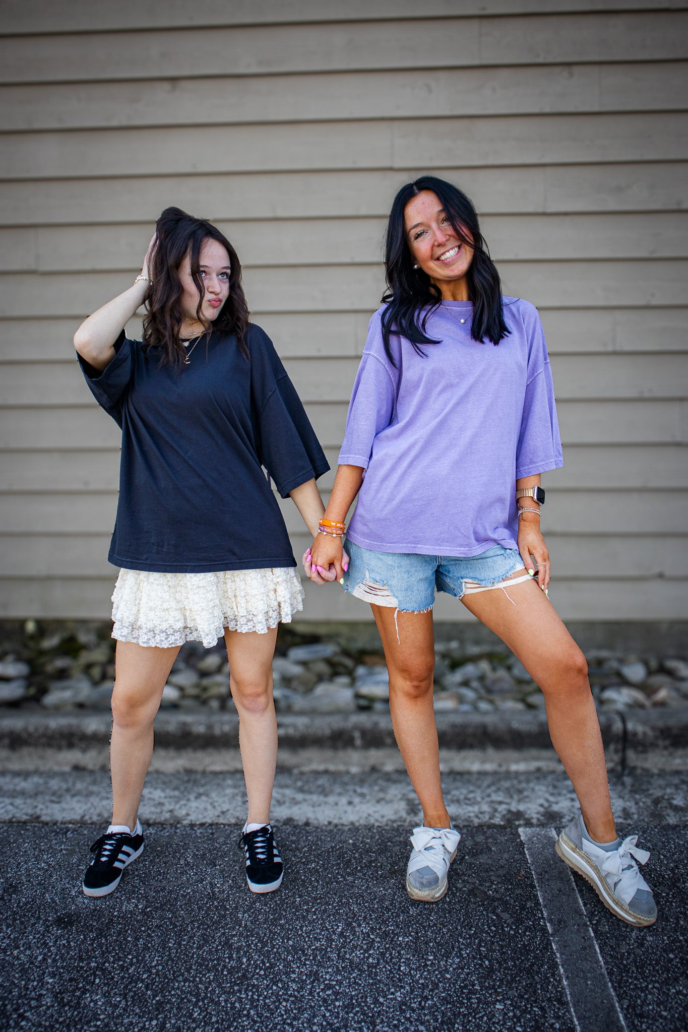 Free People - Perfect Oversized Tee - BLACK