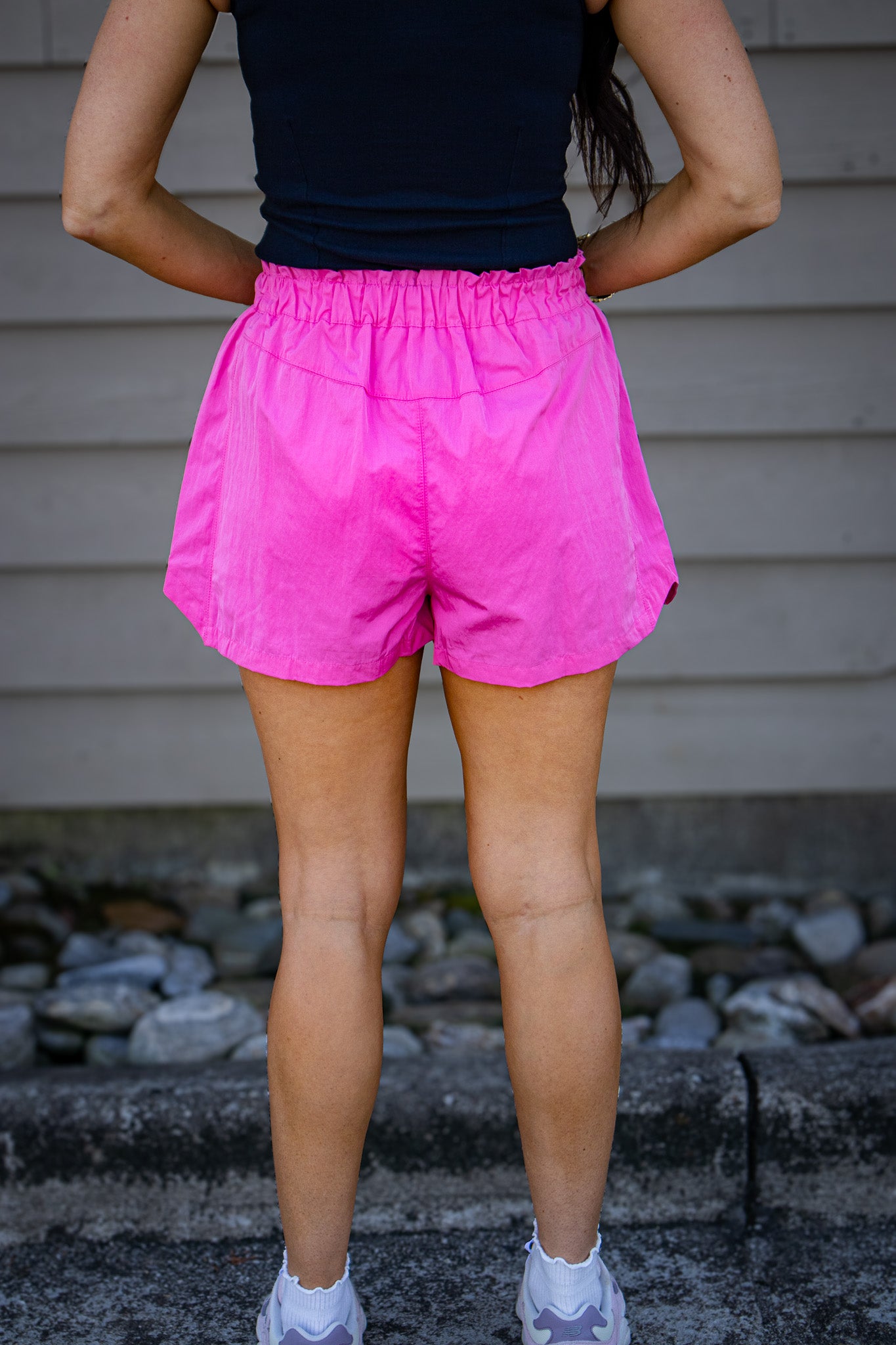 Electric Pink Cargo Shorts