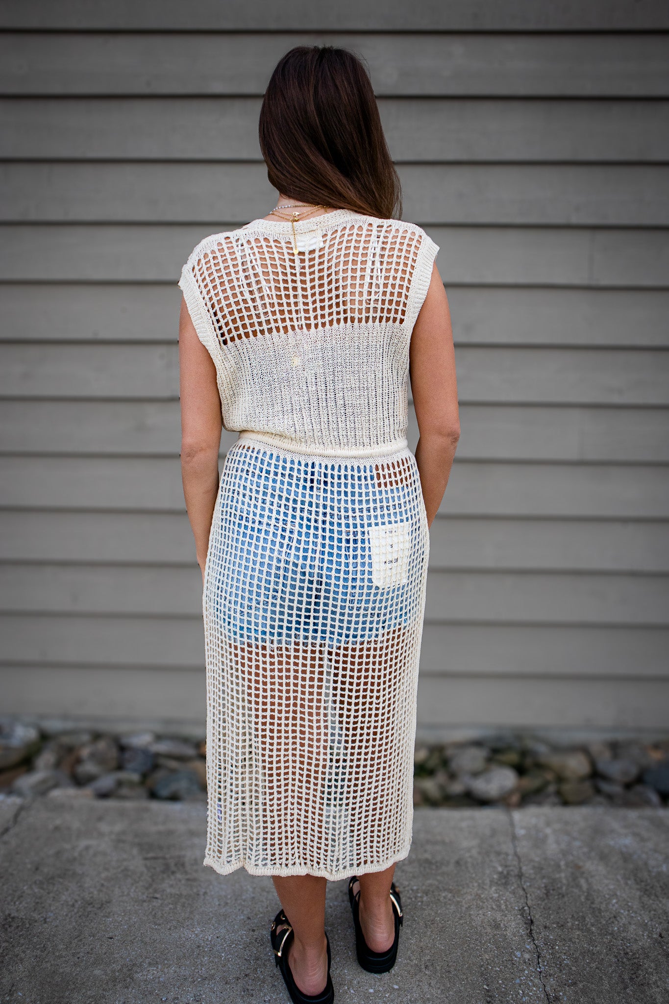 Summer Sands Crochet Layer Top/Cardigan