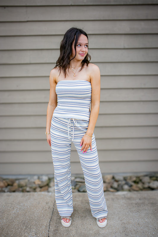 East Coast Blues Stripe Set