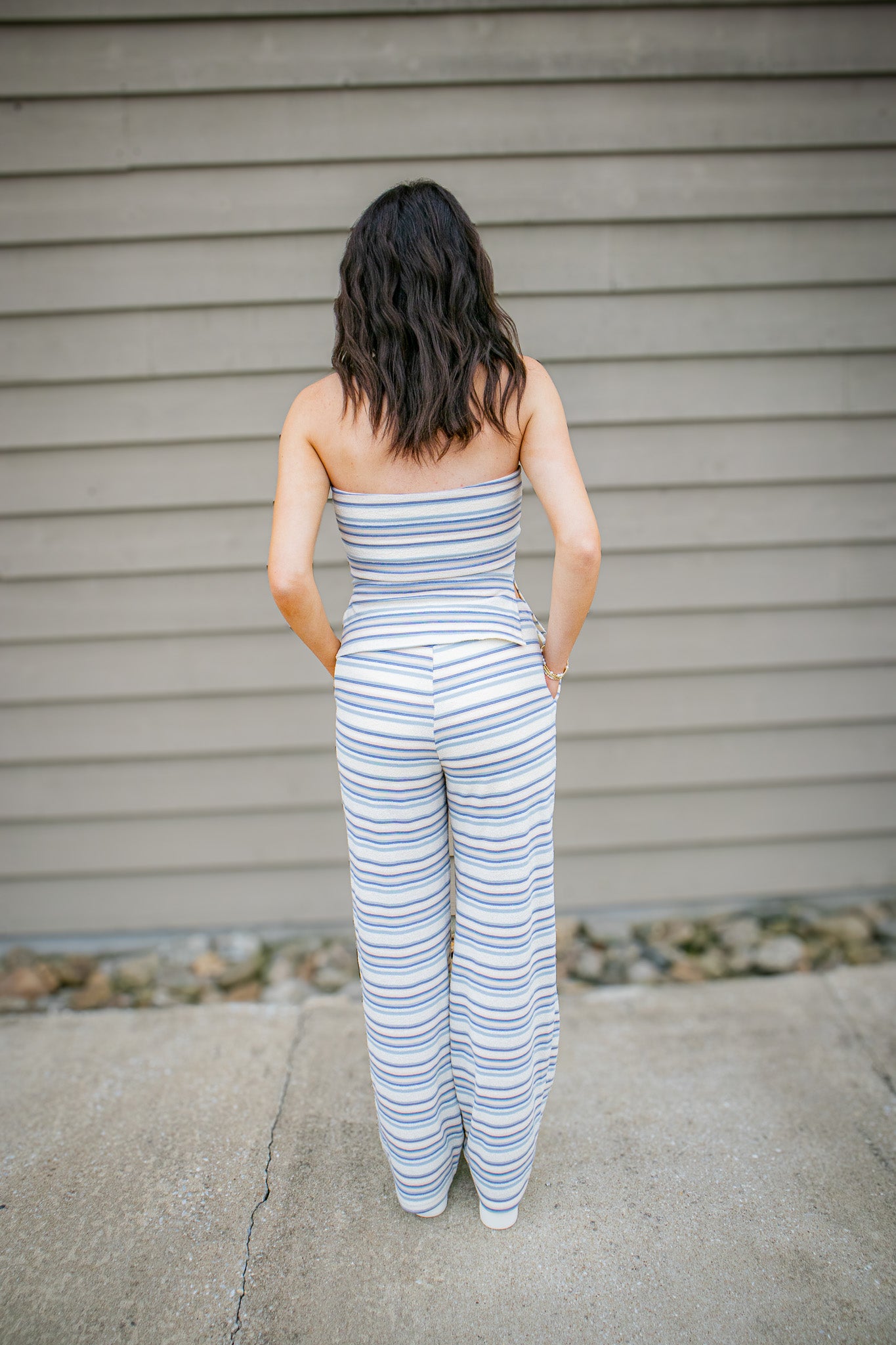 East Coast Blues Stripe Set