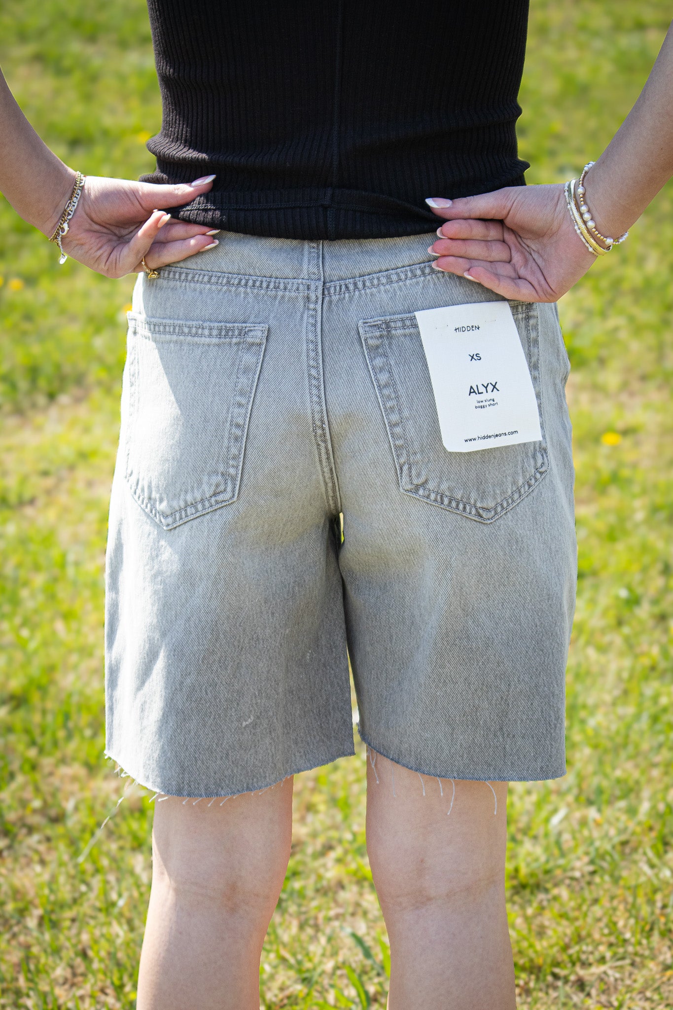 Hidden - Alyx Light Grey Bermuda Shorts