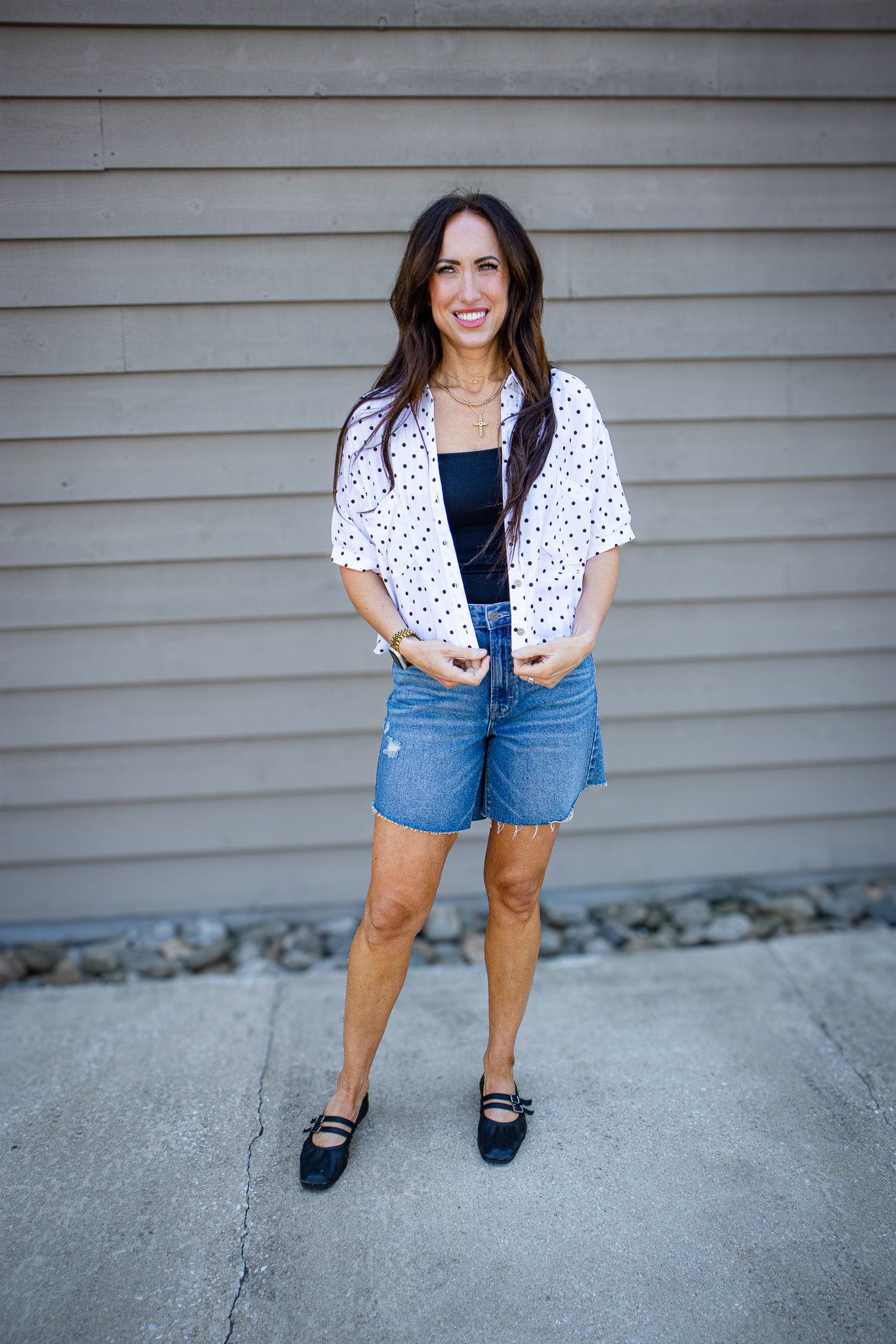 Simply Sweet Polka Dot Top