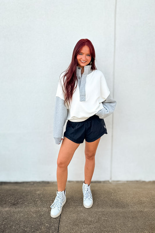 Free People - On The Go Run Shorts - Black