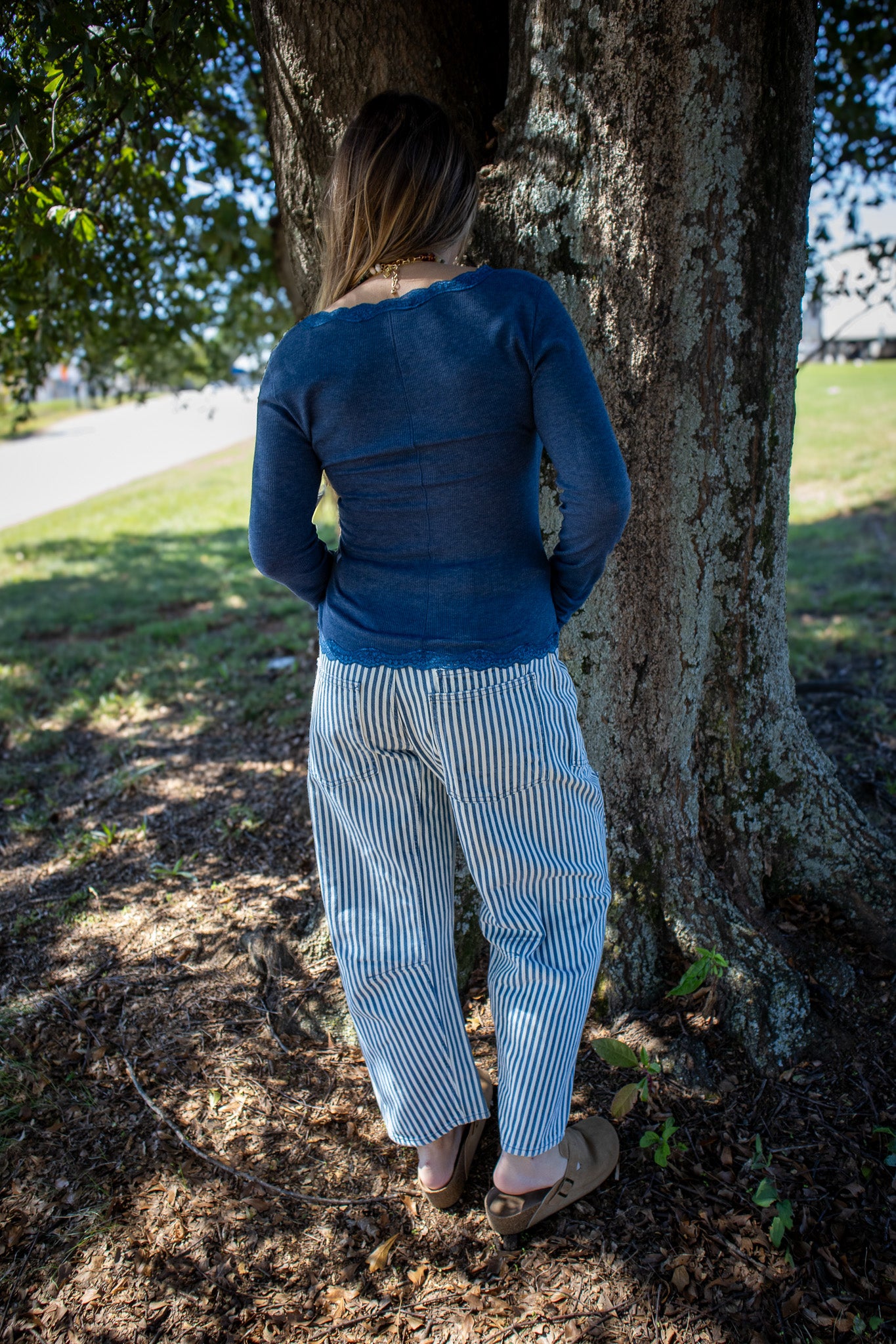 Free People - Big Love Rib Cardi - OCEAN HEATHER