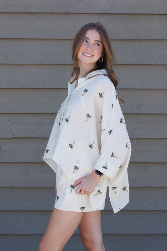 Palm Breeze Short Set