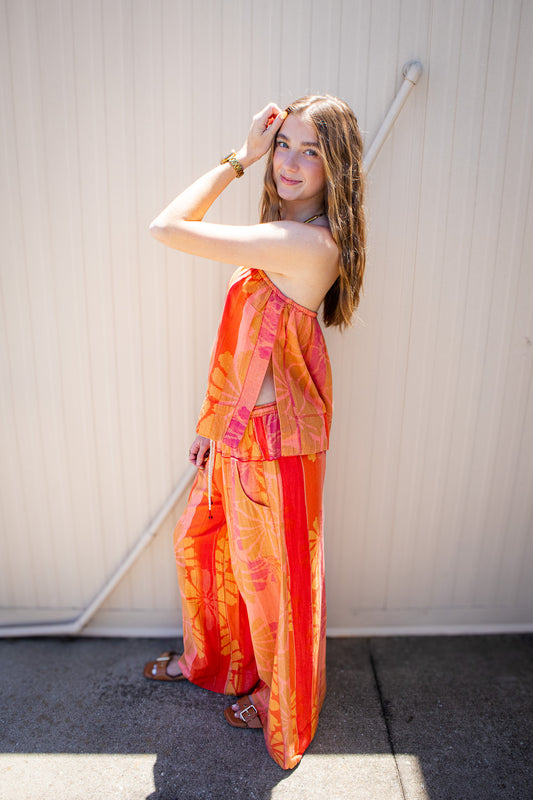 Free People- Devella Set- Summer Combo