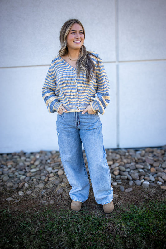Lemon Sky Knit Cardigan