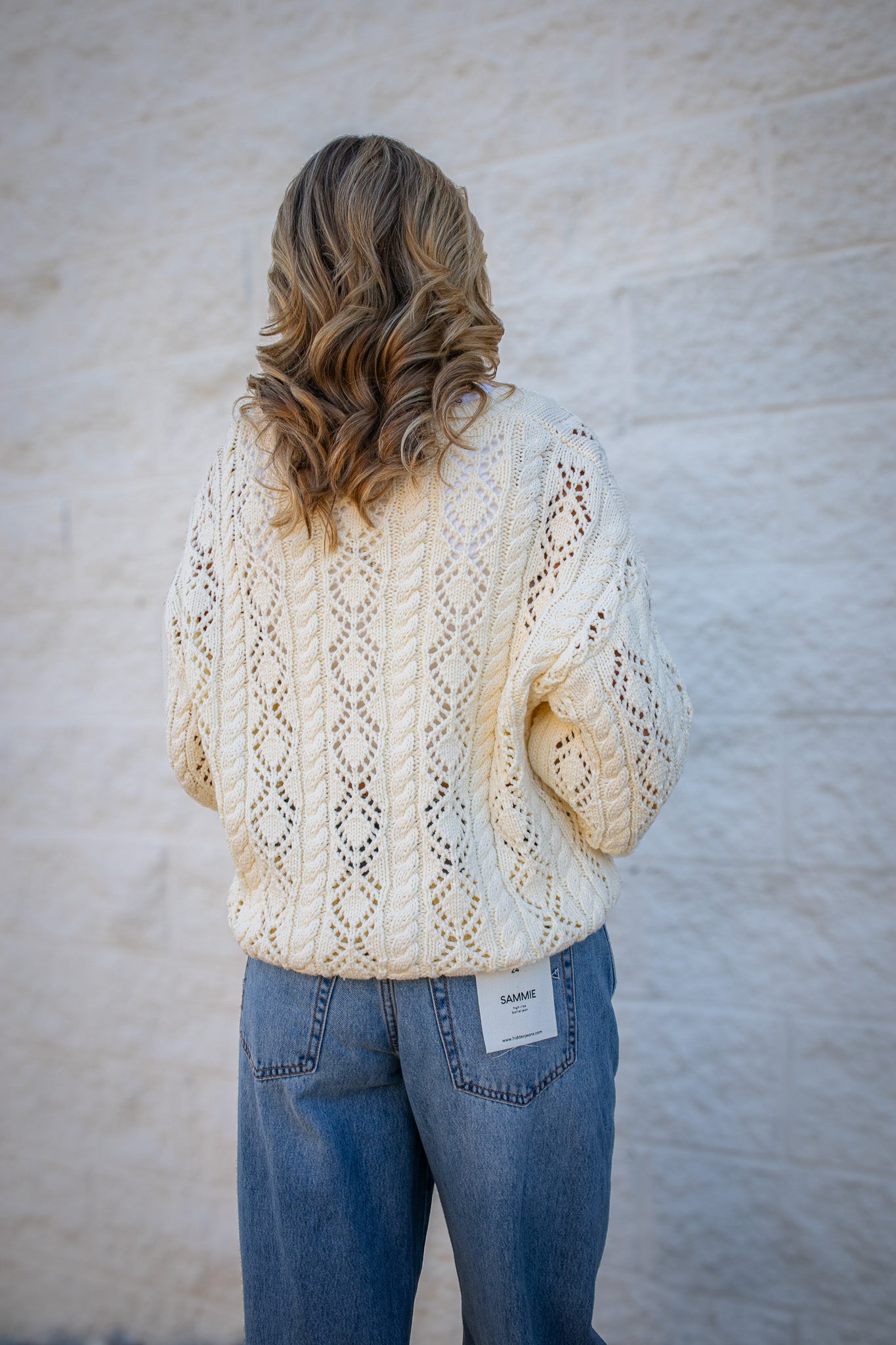 Gentle Cream Knit Sweater